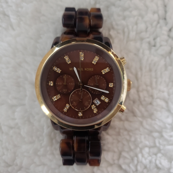 Michael Kors Tortoise Shell Watch